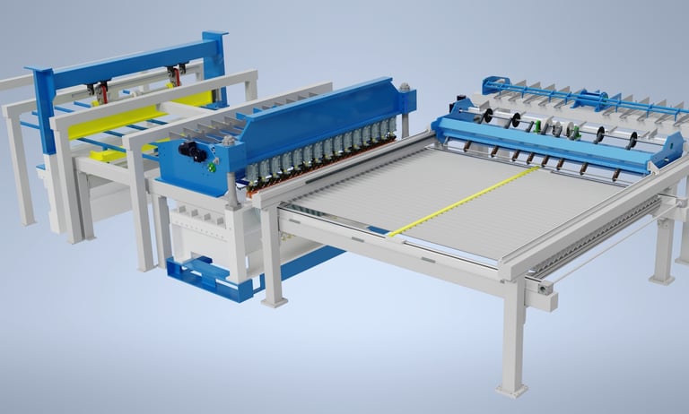 Soudage de treillis entièrement automatique pour panneaux de clôture