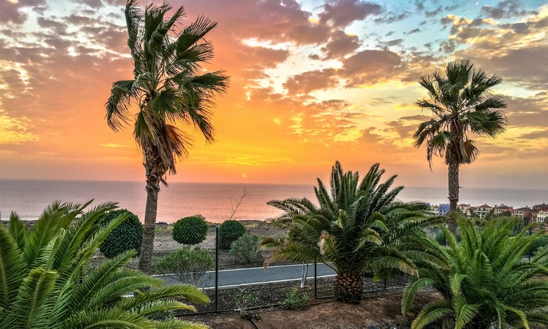 Couché de soleil aux Canaries