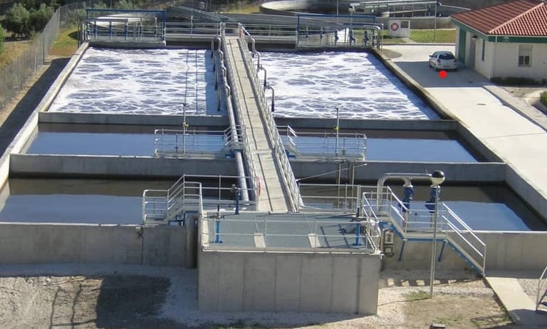 utilisation des shade balls dans les stations d'épuration des eaux usées STEP
