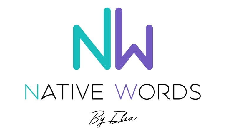 NATIVE WORDS BY ELSA Elsa Barré (EI)