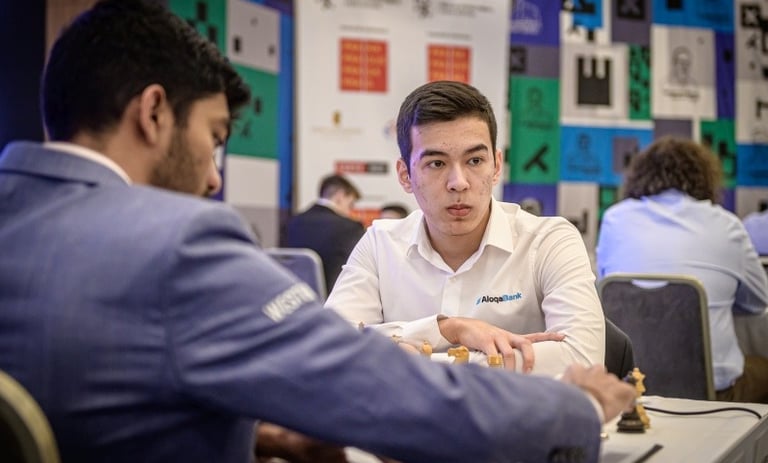 FIDE Chess Prague International Chess Festival 2024: Uzbekistan Chess GM Nordibek Abdusattorov 