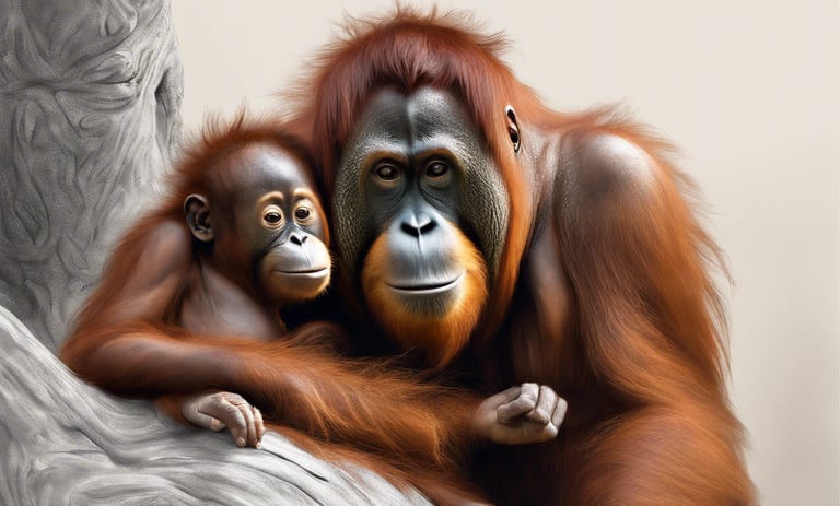 a man running up a mountain with a sky background
