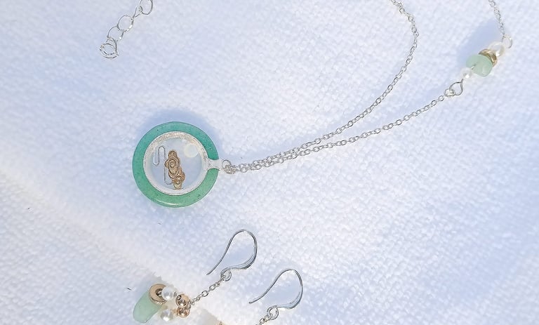 Parure jade nuage colier-boucle d'oreille-perle-argent dore-rode-femme-nouvelle-collection-rycrea