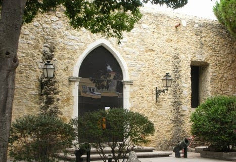Lisbon, Portugal - Saint George Castle still has remnants of Moorish designs from pre-1147 AD