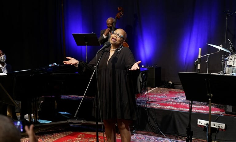 Tiya Adé bringing the song home.