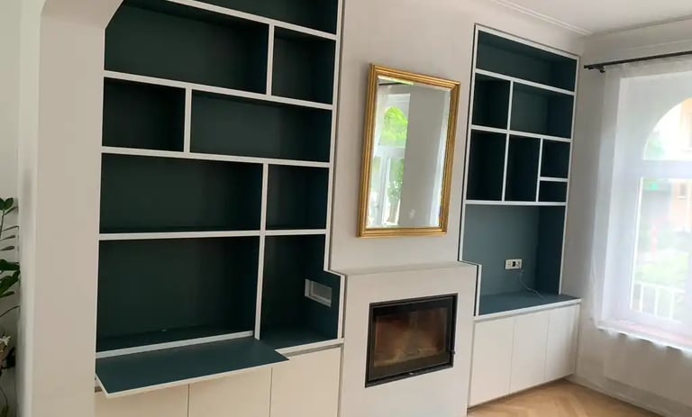 bibliothèque sur mesure Anvers