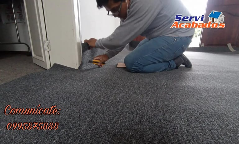 Servicio de Instalacion de Alfombras de pared a pared Venta e Instalación y Mantenimiento