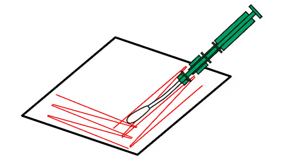 Método de hisopado (ejemplo) Kikkoman A3