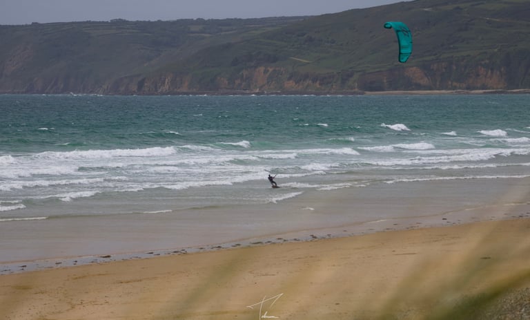 Photographies de kitesurfeurs