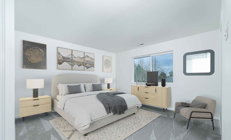 Interior virtual staging of a home for sale in Lake Stevens WA