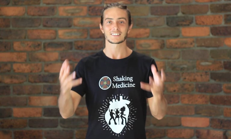 Dr Keith R. Motes explaining the benefits of Shaking Medicine.