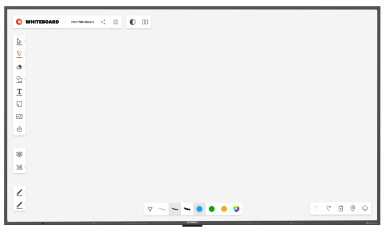 Pizarra digital Blanca en Pantalla interactiva i3Connect Aspen 4