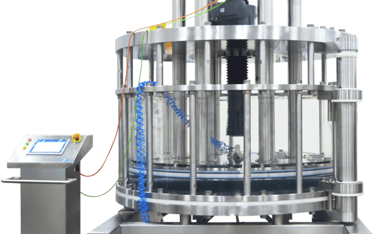 Axi-compression acrylic tube chromatography column