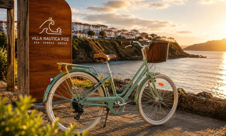 alquiler de bicicletas en Foz por Villa Nautica Foz