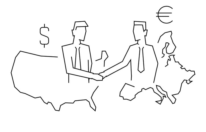 Cross-Continental Handshake