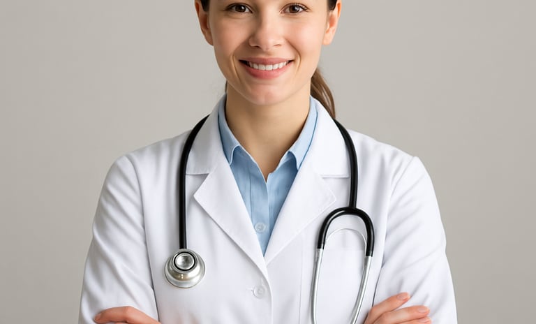 Close-up of a certificate card showcasing a medical degree with university name and year.