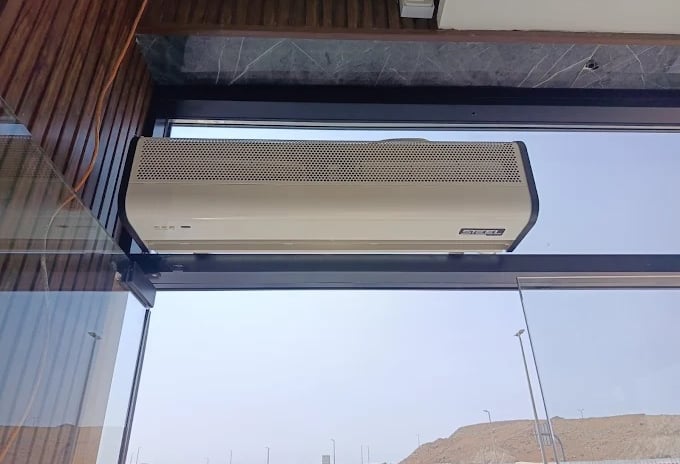 STEEL White Air Curtain