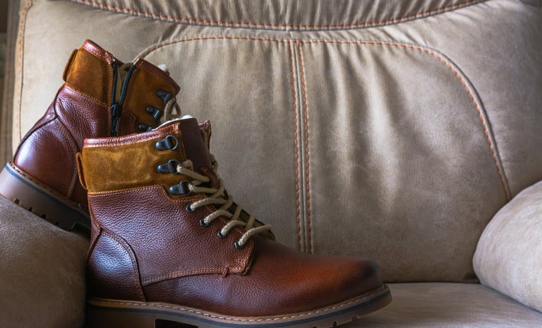 Mens Leather Boots