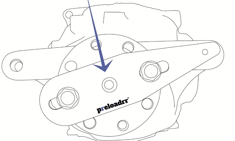 Differential and pinion bearing preload measuring tool