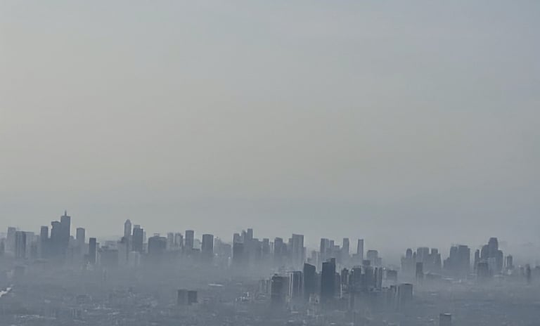 Polucion Jakarta 2026 vista planta 38