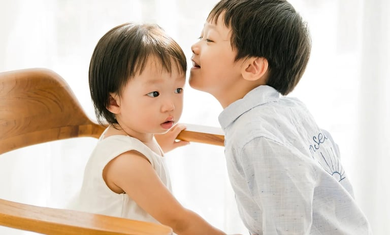 Stefy family sibling interaction at Renaissance Uluwatu Bali