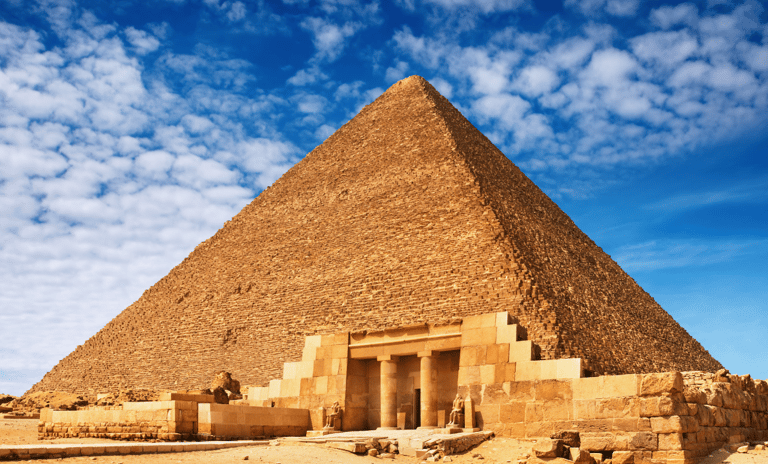 LA GRAN PIRAMIDE DE KEOPS EN EGIPTO 