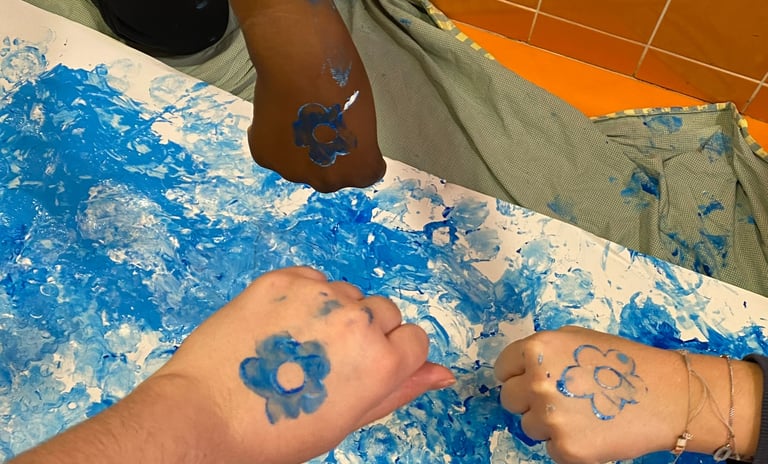 tatouage en peinture