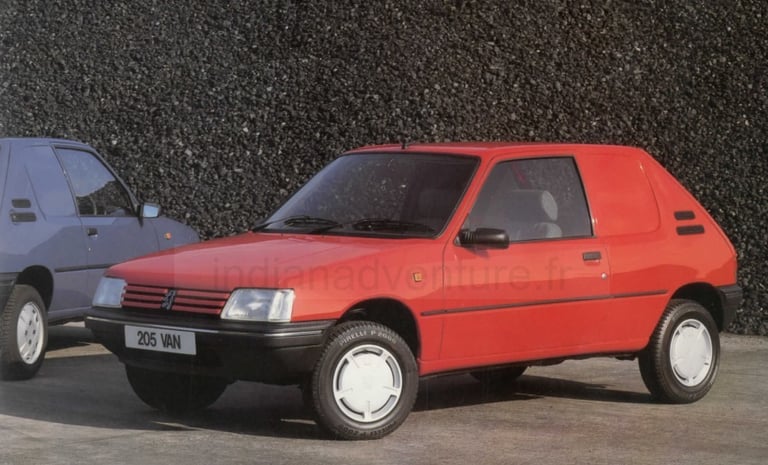 Brochure Peugeot 205 Van