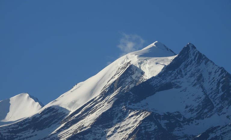View of Phoksundo Lake and the surrounding mountains