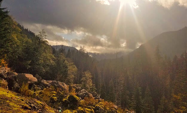 Snoqualmie, WA - Explore the gorgeous wilderness scenery on route to Franklin Falls