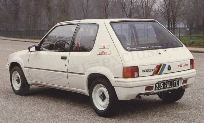 peugeot 205 rallye 1.3l