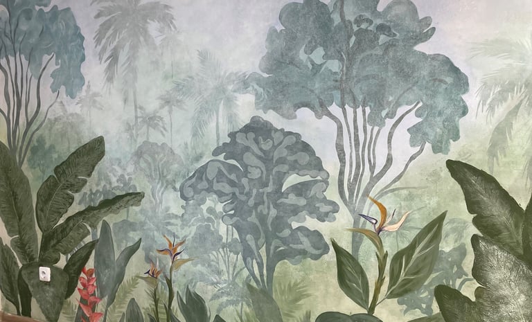 ramybės oazė - tapyba ant sienų