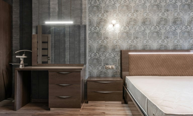 HotelArt: Μίνιμαλ Γραφείο, Κρεβάτι & Κομοδίνο - Ξενοδοχειακός Εξοπλισμός Έπιπλα Μίνιμαλ