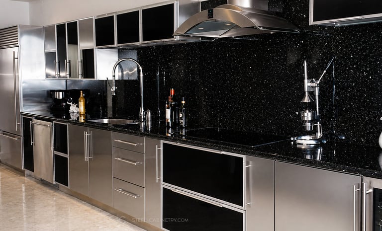 Modern Stainless Steel Cabinets