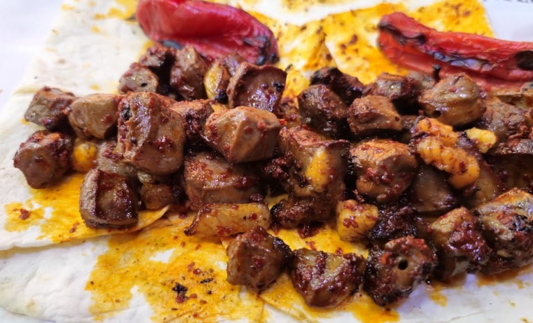 Urfa Sokak Lezzetleri: Ciğer Kebabı