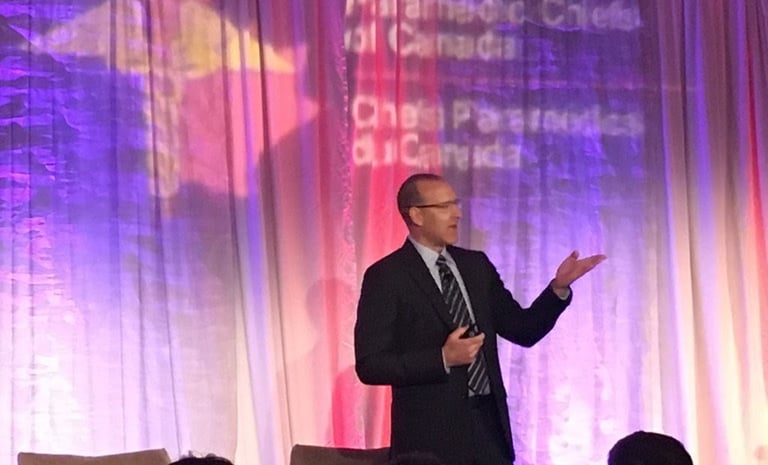 Joe Acker Keynote at Paramedic Chiefs of Canada Conference