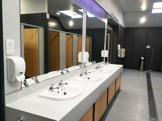 Office Cleaning Bathroom