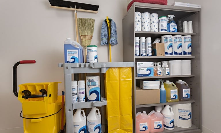 Office Cleaning Storage Room