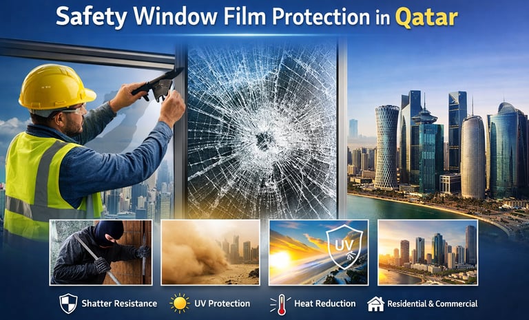 shatter proof window films supplier in Qatar