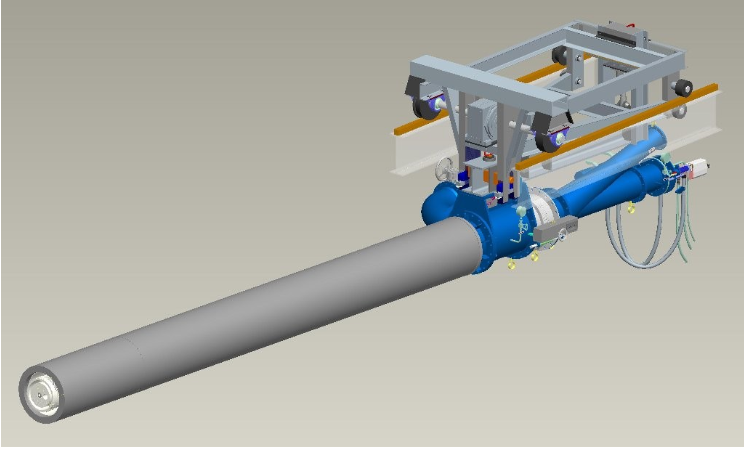 3 D of a Kiln Burner System