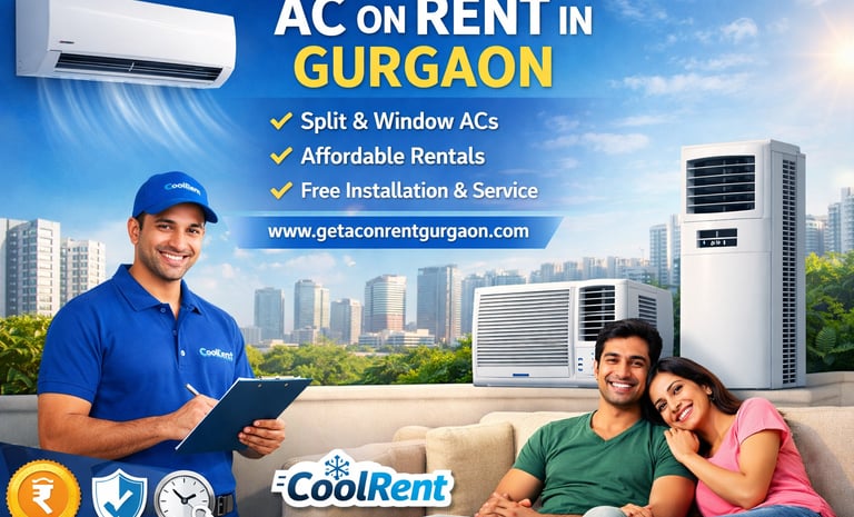 ac on rent in gurgaon