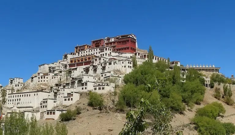 Thiksey Monastery overlooking the Indus Valley in Ladakh