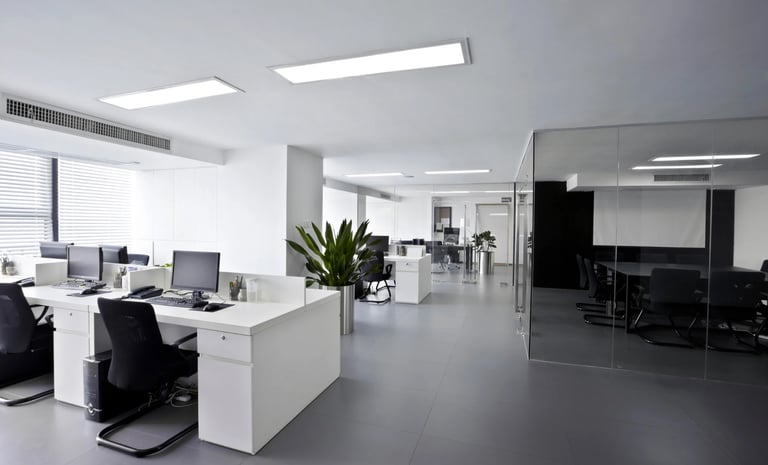 Commercial painting office refit