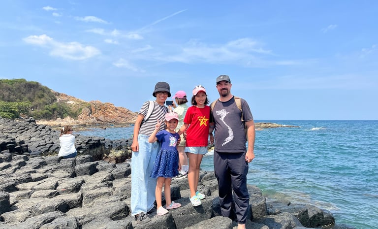 Vietnam en famille à Genh Da Dia entre Quy Nhon et Tuy Hoa