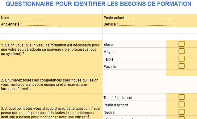fiche de recueil des besoins en formation