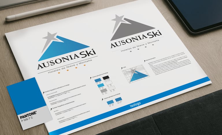 a business card with a business card and a pen