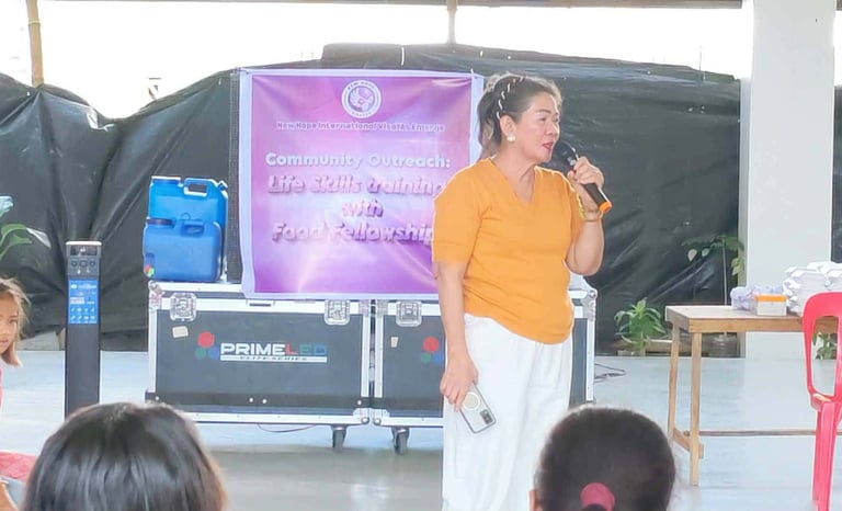 Led by Brgy. Captain Ronela-Domopoy Juaneza, and New Hope Visayas conducted outreach program today f