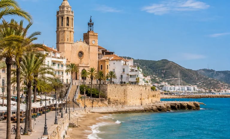 Filipino driver in Barcelona for private day trips to Sitges beach town