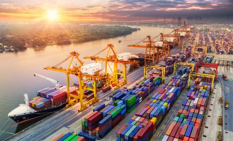 Port with Cargo