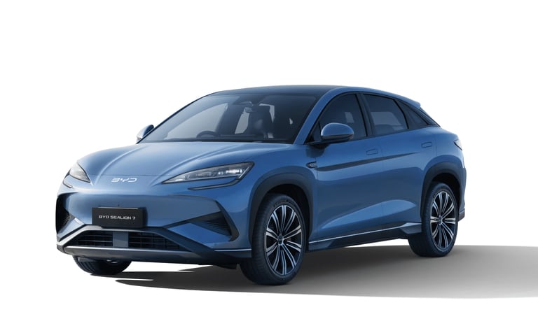 BYD Sealion 7 biru Gresik SUV listrik premium – dealer Jawa Timur